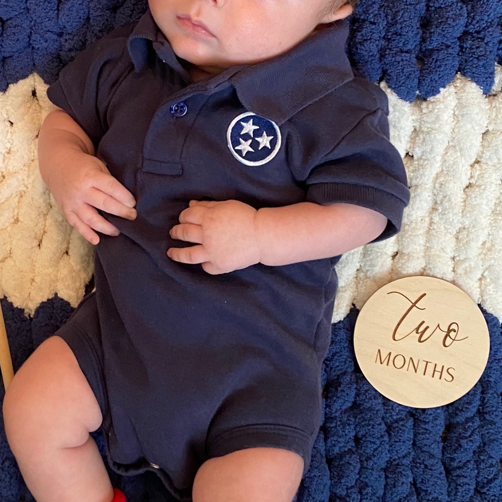 Tri star onesie